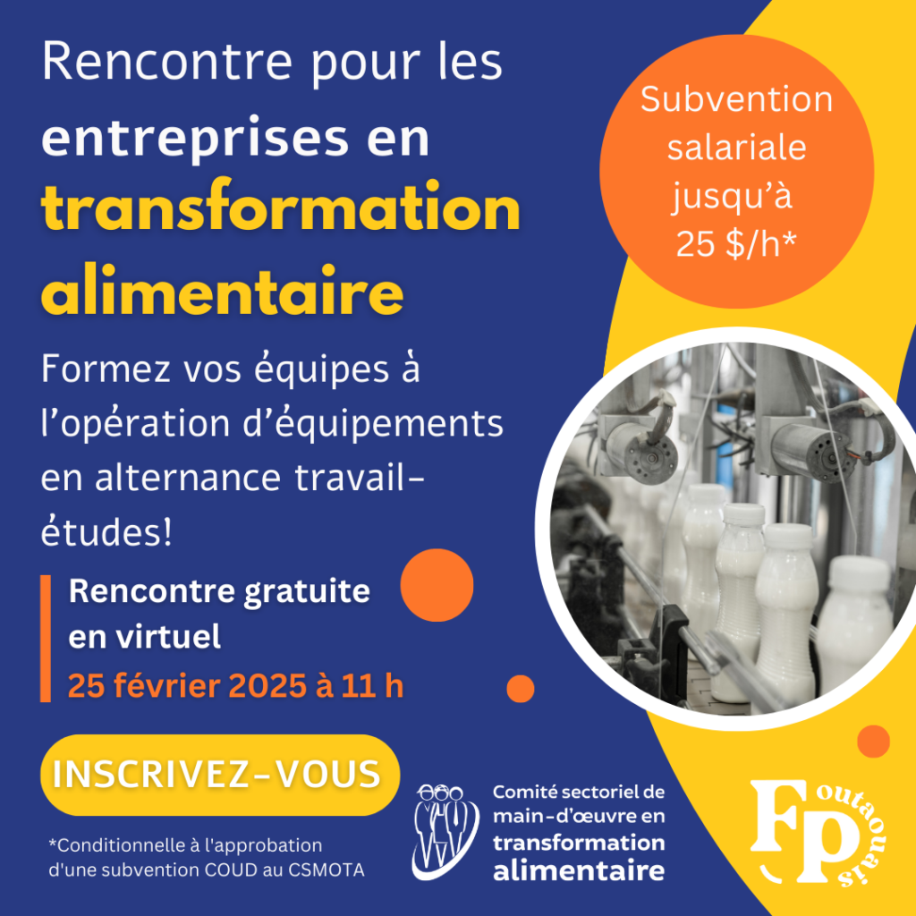 rencontre d'information formation opération d'équipements en transformation alimentaire subventionnée en outaouais (1)